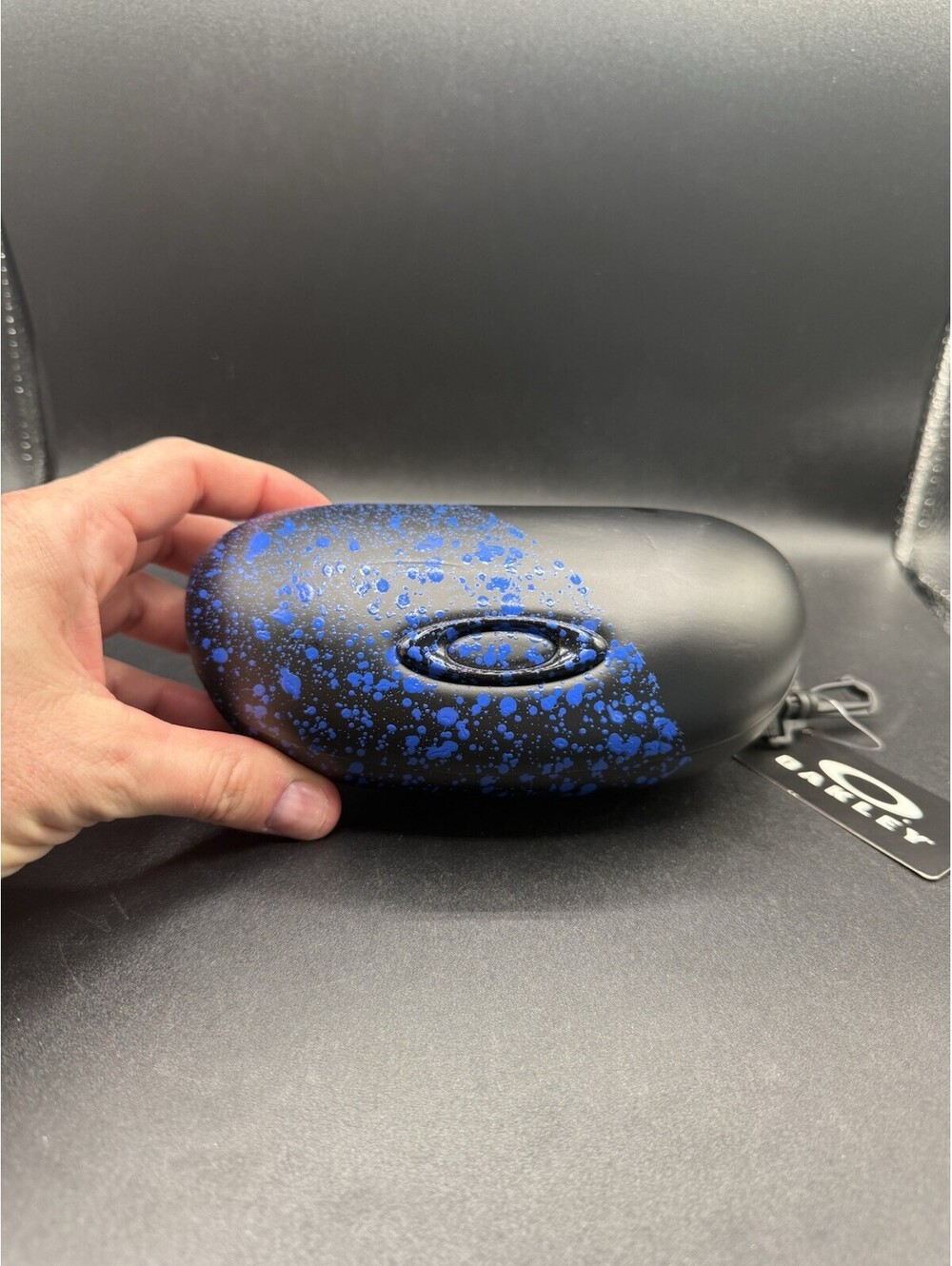 Oakley Hardcase True Fishing Case Accessory Blue Splatter